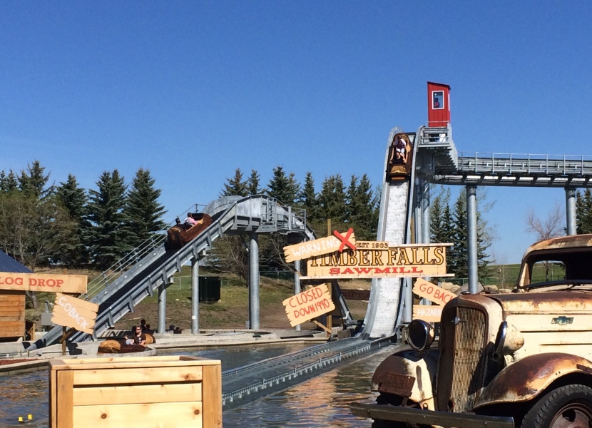 主頁插圖32 Log Flume, Calaway Park, Calgary, Canada